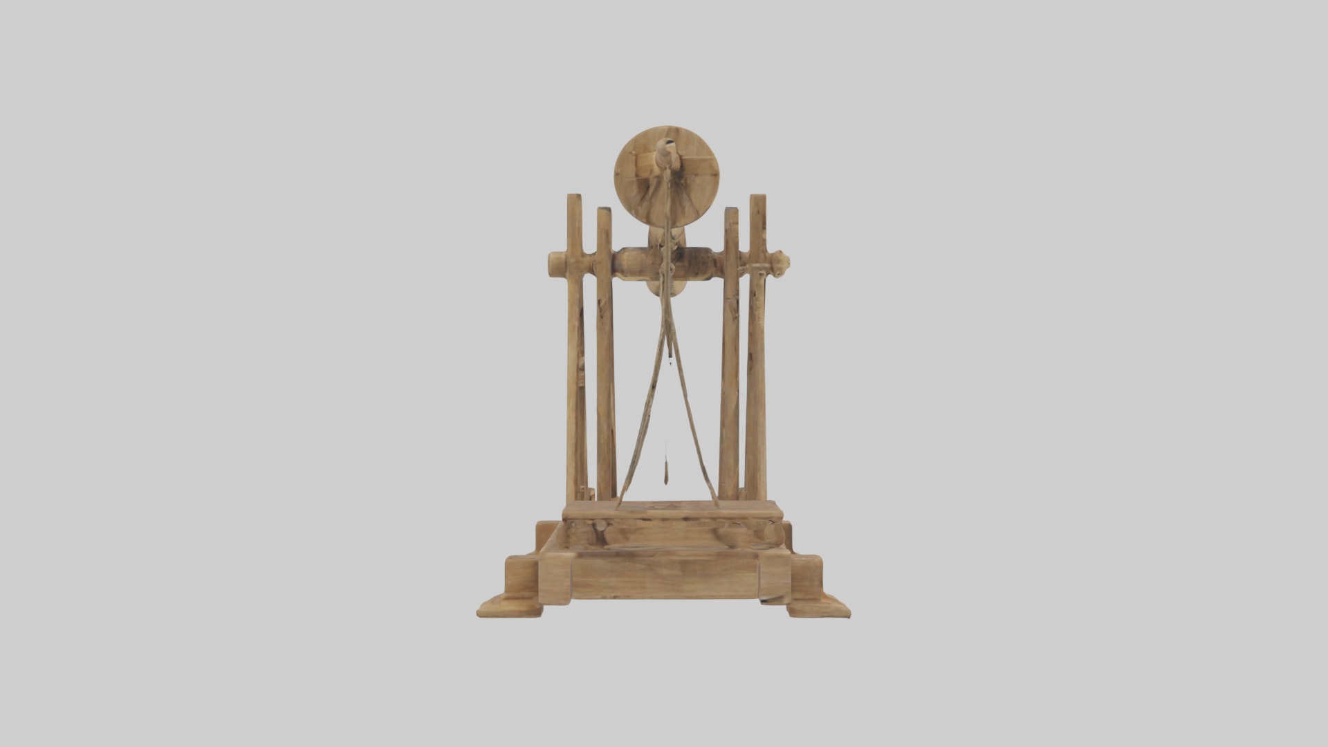 Catapult Model 1 Low-poly 3D model_7