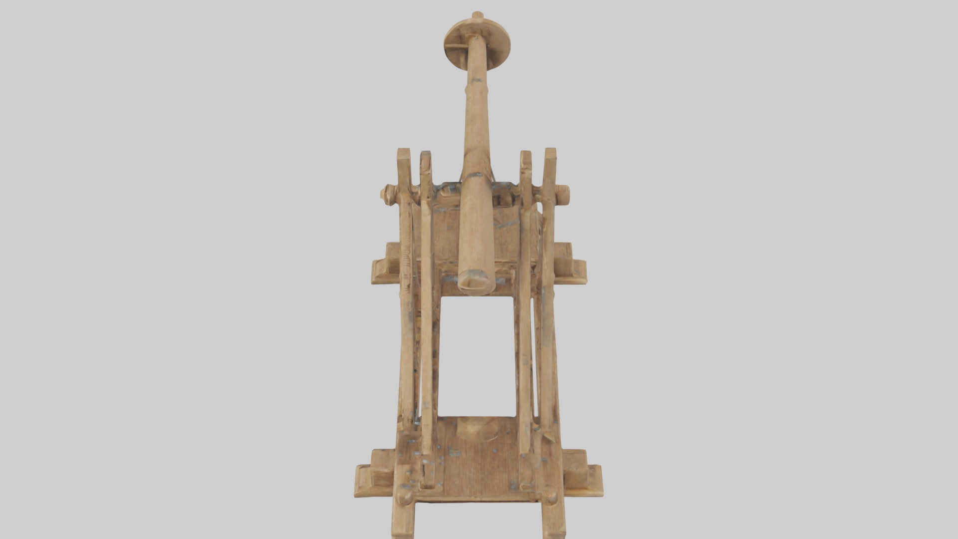 Catapult Model 1 Low-poly 3D model_11