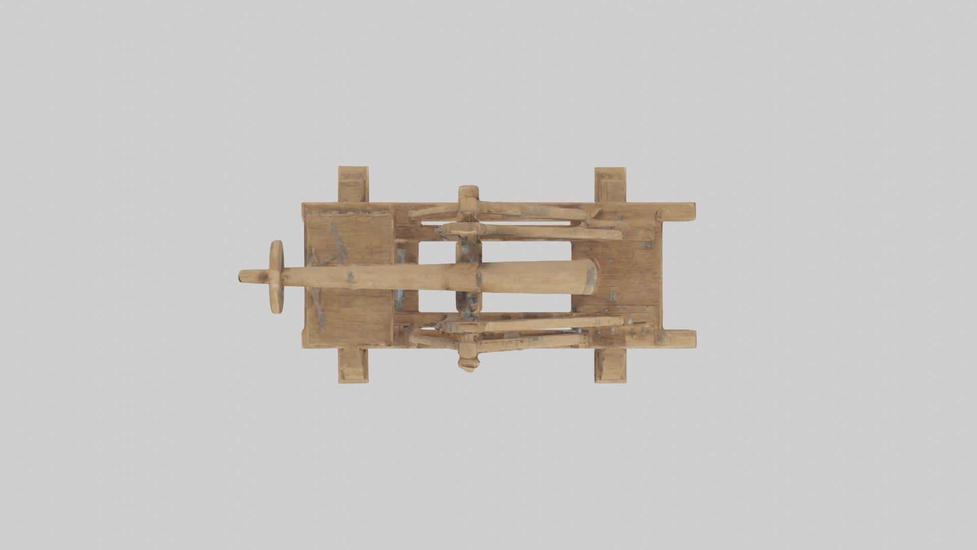 Catapult Model 1 Low-poly 3D model_8