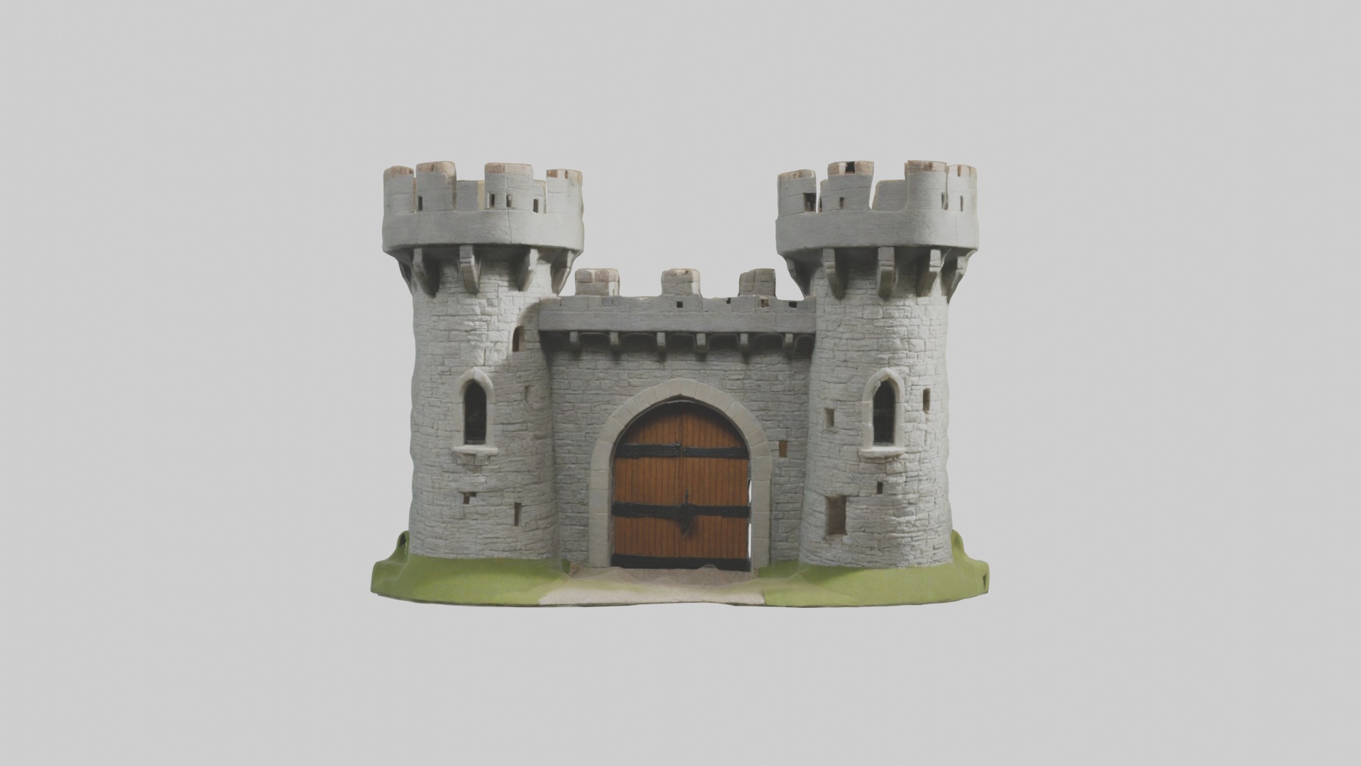 Castlegatehousemode 1 Low-poly 3D model_16