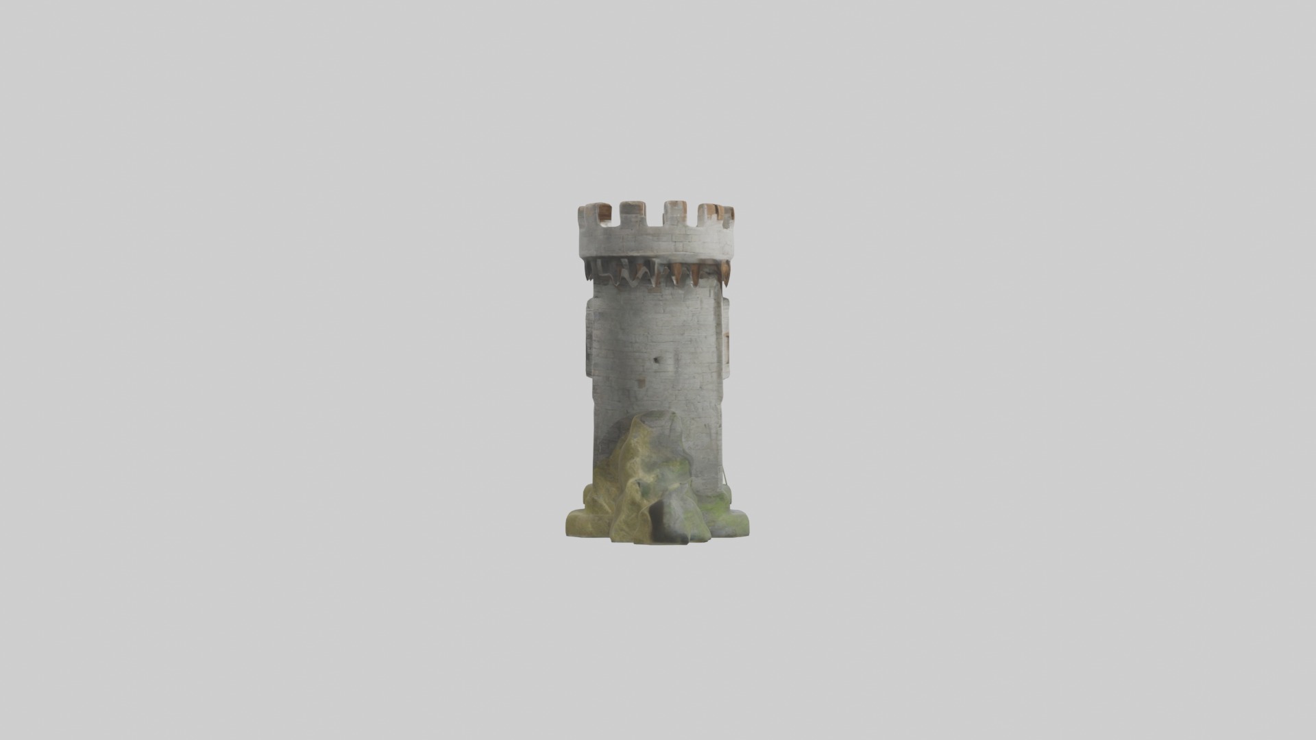 Castlegatehousemode 1 Low-poly 3D model_7