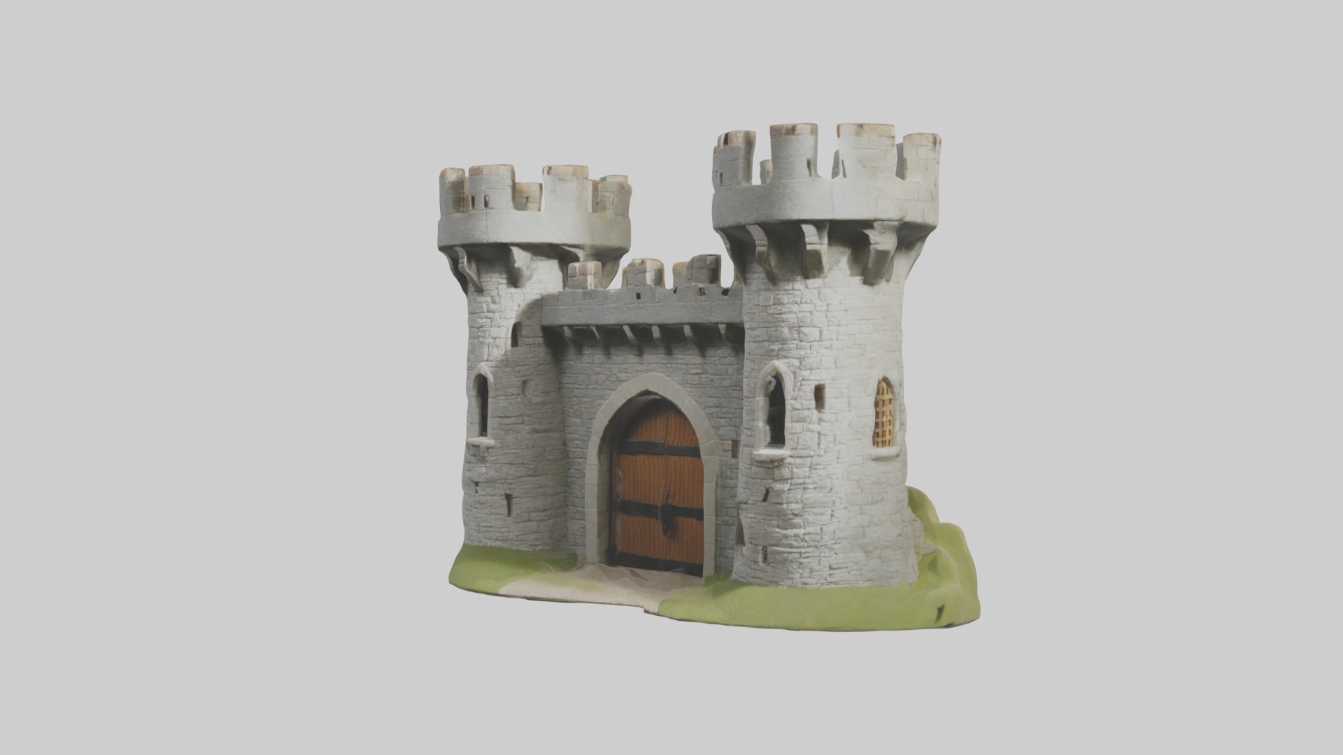 Castlegatehousemode 1 Low-poly 3D model_17