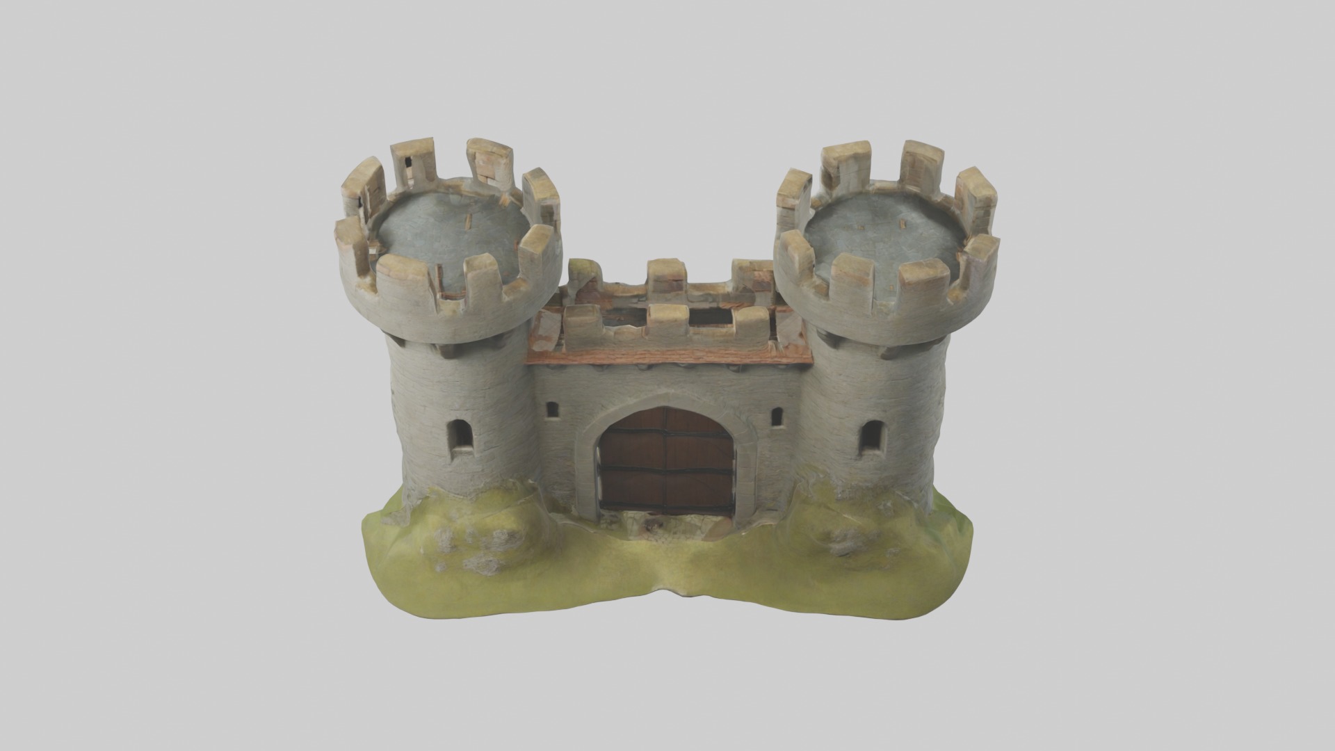 Castlegatehousemode 1 Low-poly 3D model_22