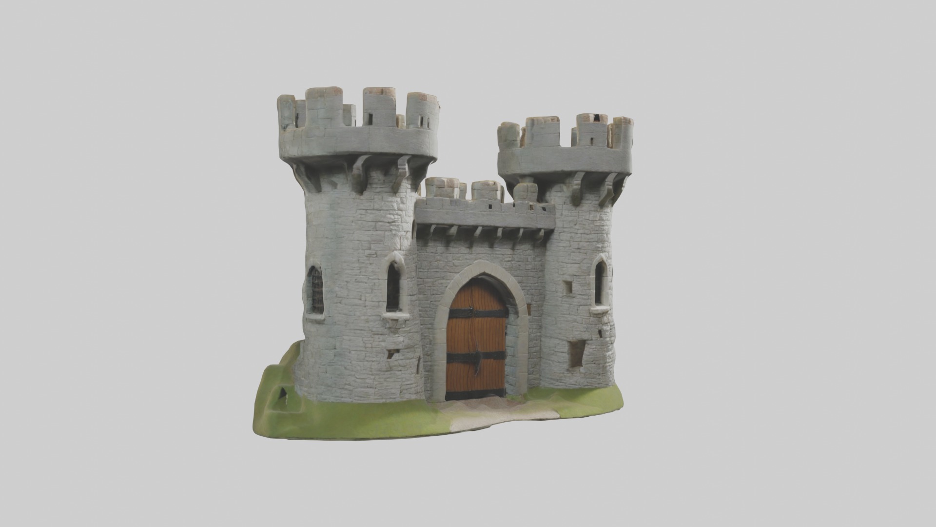 Castlegatehousemode 1 Low-poly 3D model_18