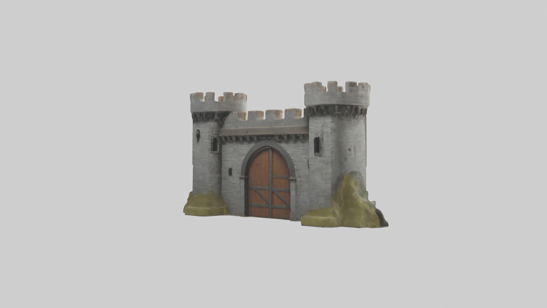 Castlegatehousemode 1 Low-poly 3D model_2