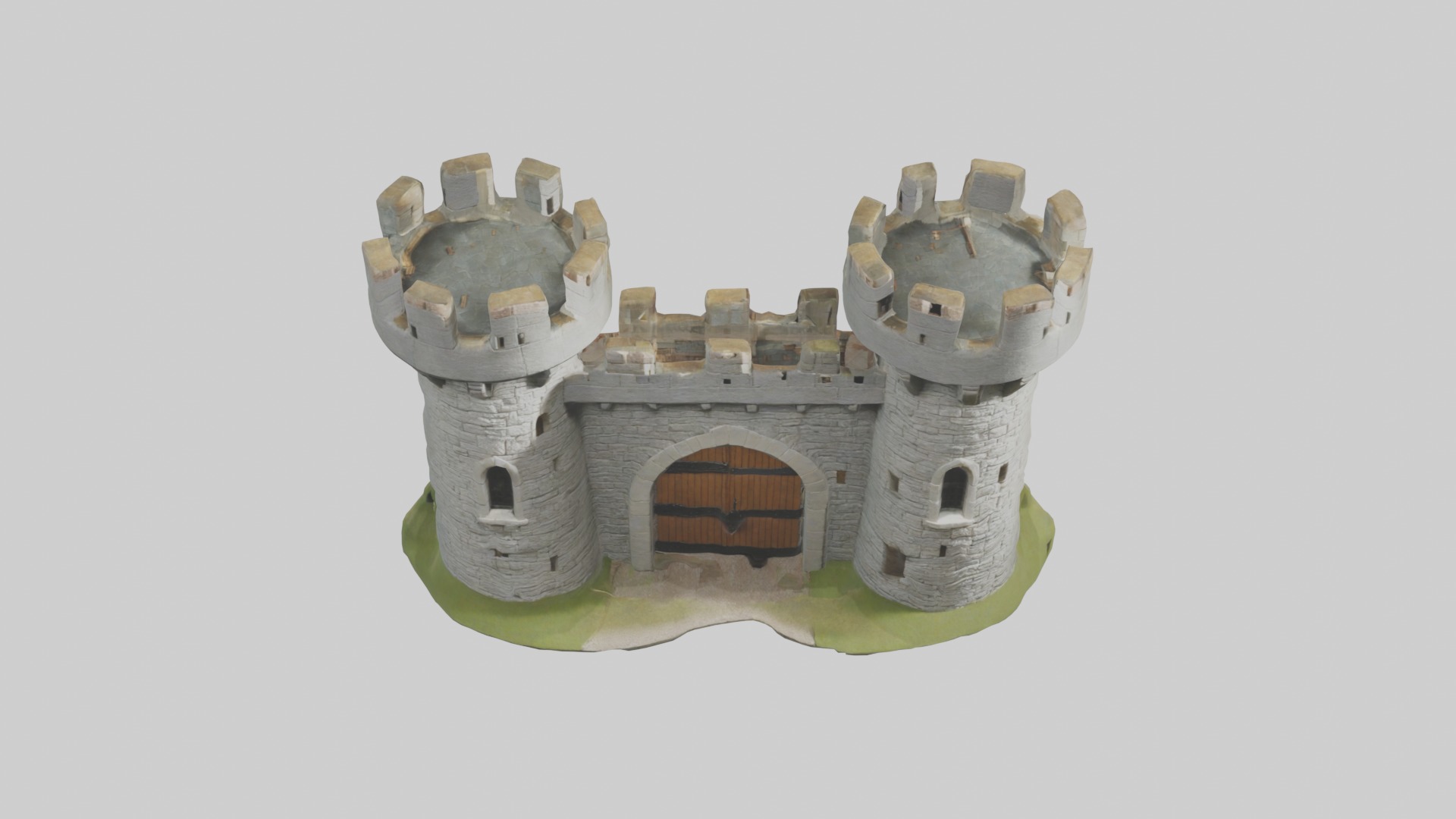 Castlegatehousemode 1 Low-poly 3D model_23