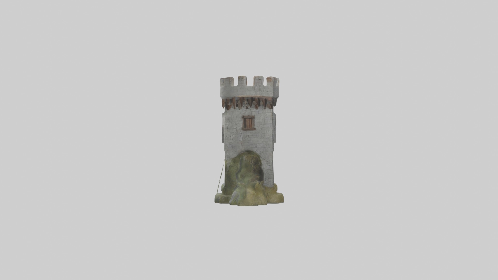 Castlegatehousemode 1 Low-poly 3D model_6