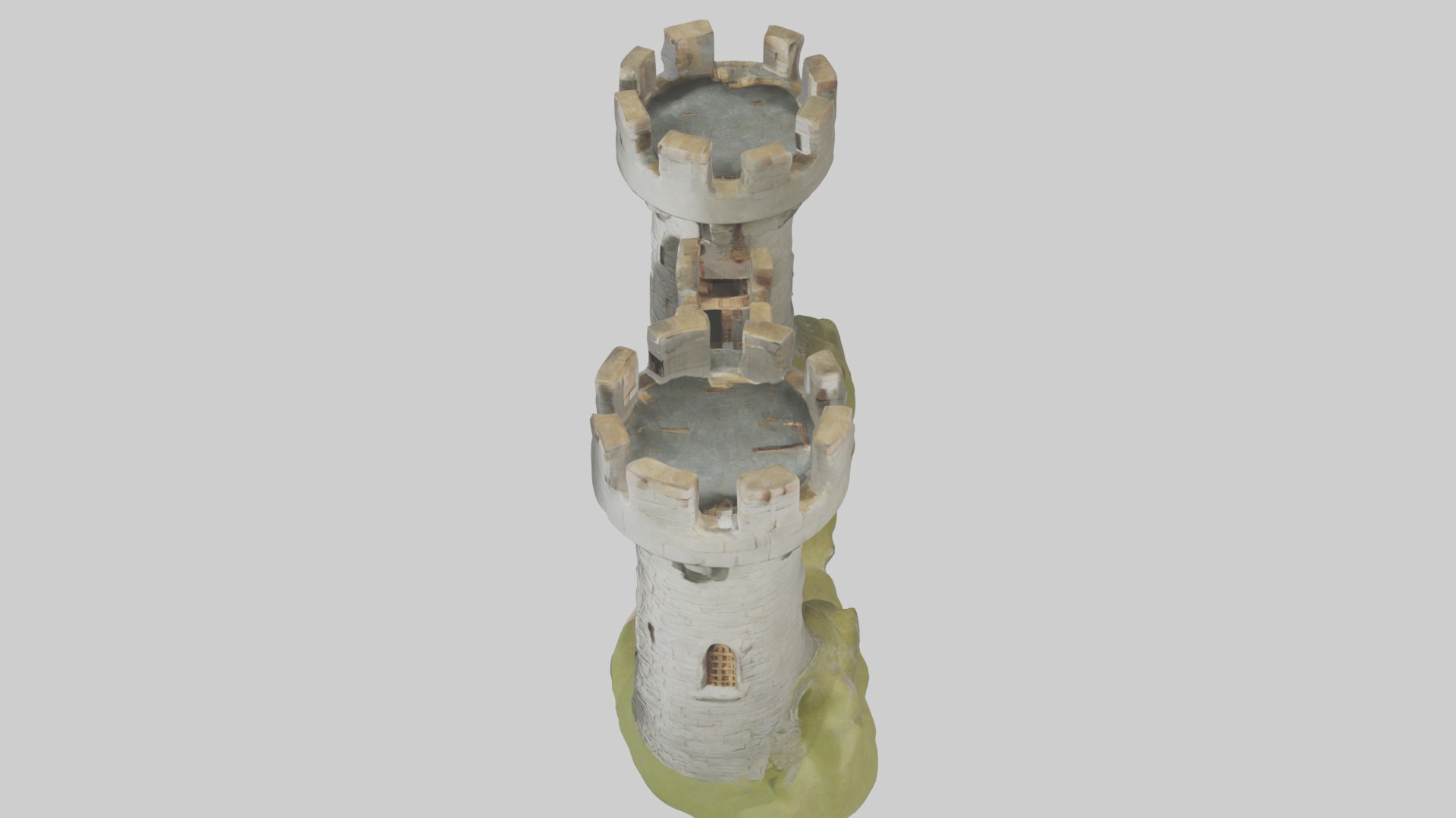 Castlegatehousemode 1 Low-poly 3D model_24