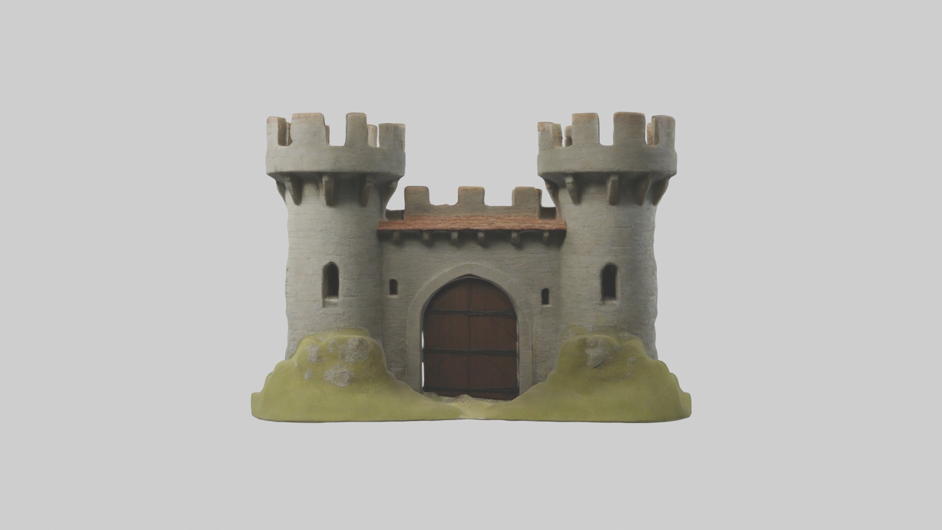Castlegatehousemode 1 Low-poly 3D model_13