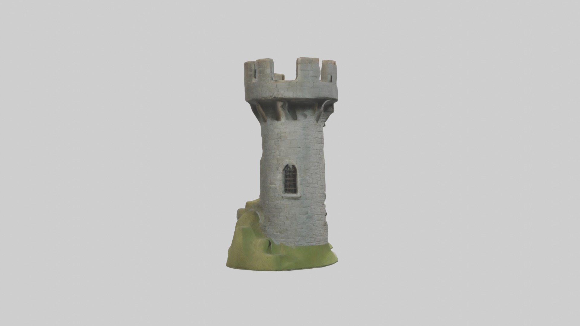 Castlegatehousemode 1 Low-poly 3D model_20