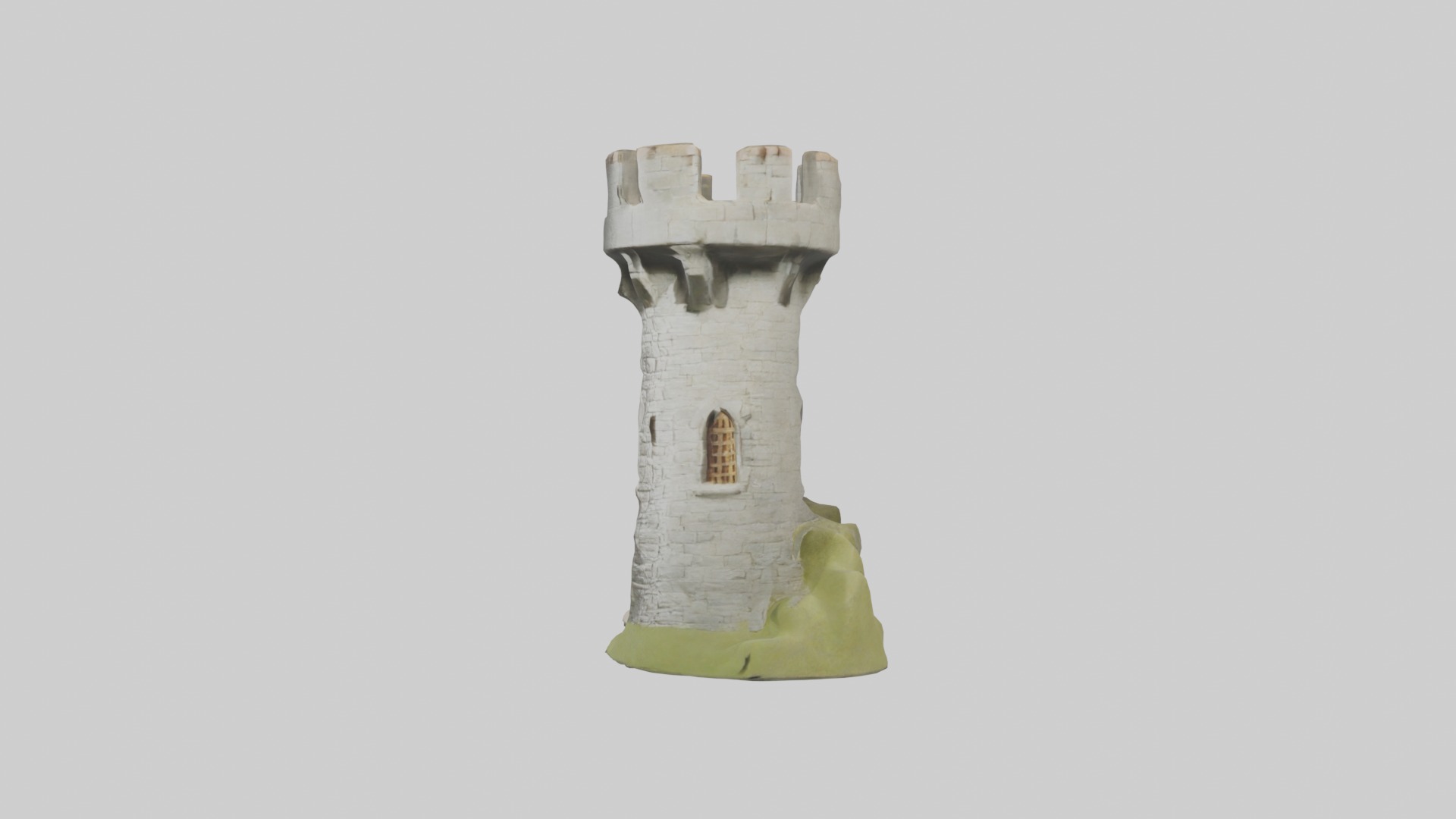 Castlegatehousemode 1 Low-poly 3D model_19
