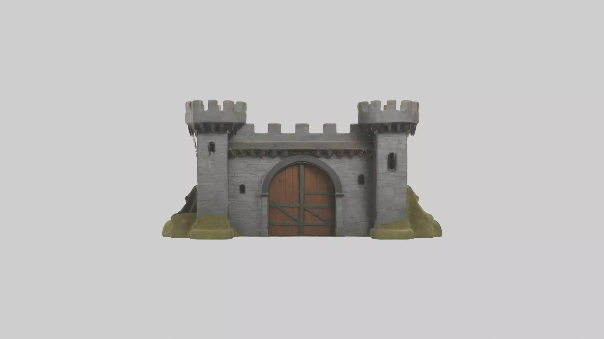 Castlegatehousemode 1 Low-poly 3D model_0