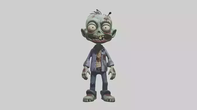 Cartoon Zombie Model