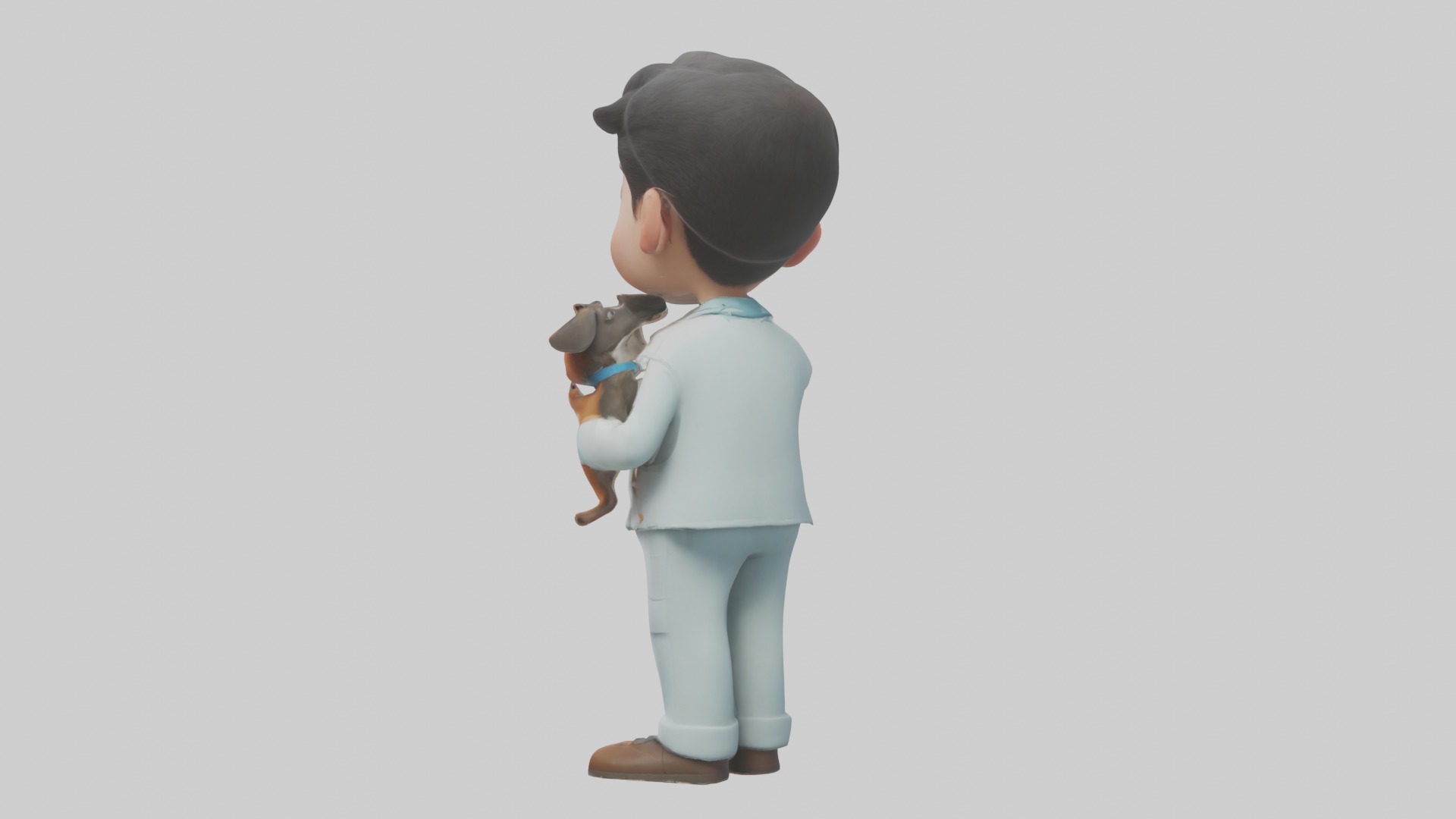 Cartoon Vet 1 Low-poly 3D model_1
