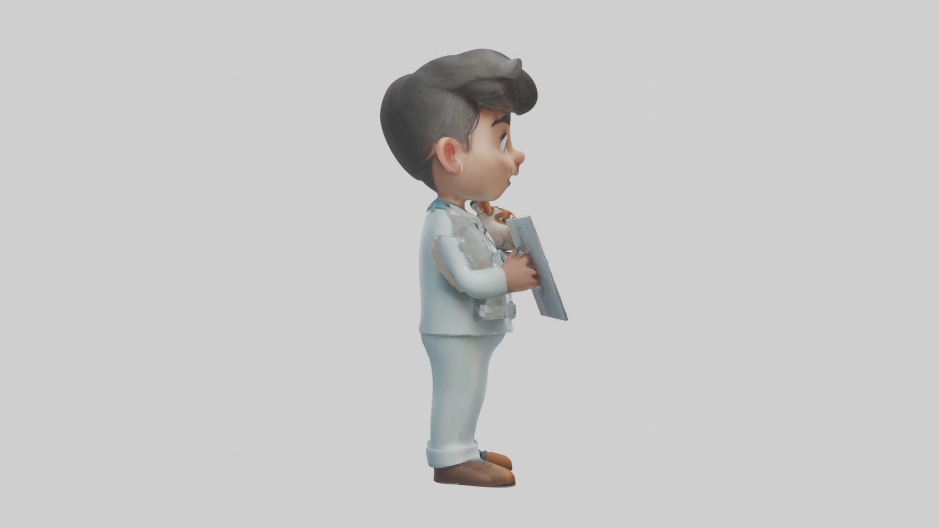 Cartoon Vet 1 Low-poly 3D model_7