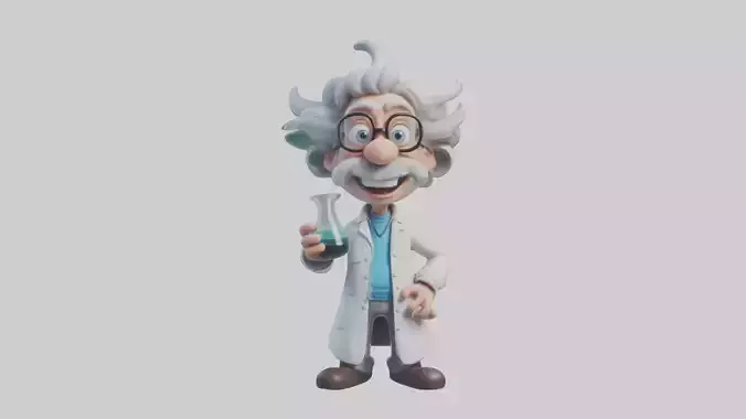 Cartoon Scientist 1