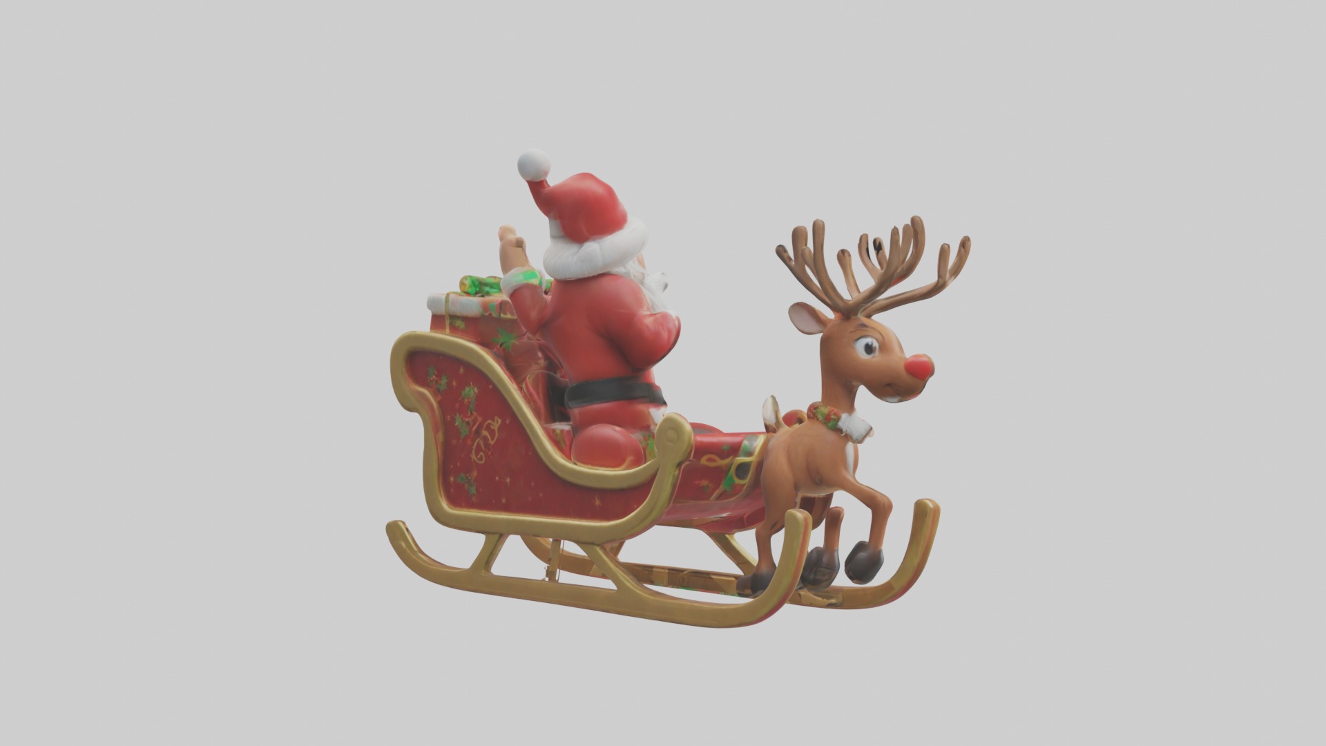 Cartoon Sailor 1 Low-poly 3D model_28