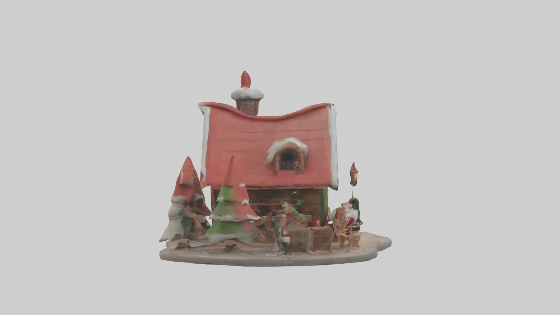 Cartoon Sailor 1 Low-poly 3D model_59