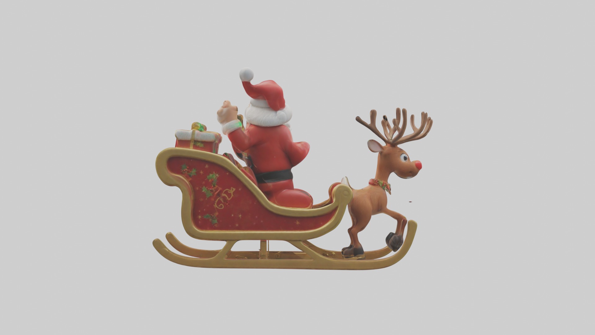 Cartoon Sailor 1 Low-poly 3D model_26