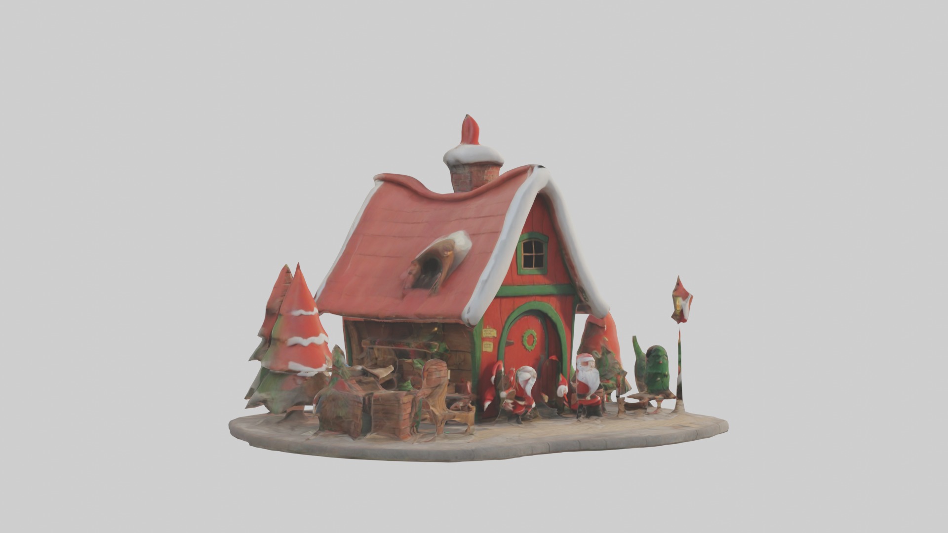 Cartoon Sailor 1 Low-poly 3D model_57