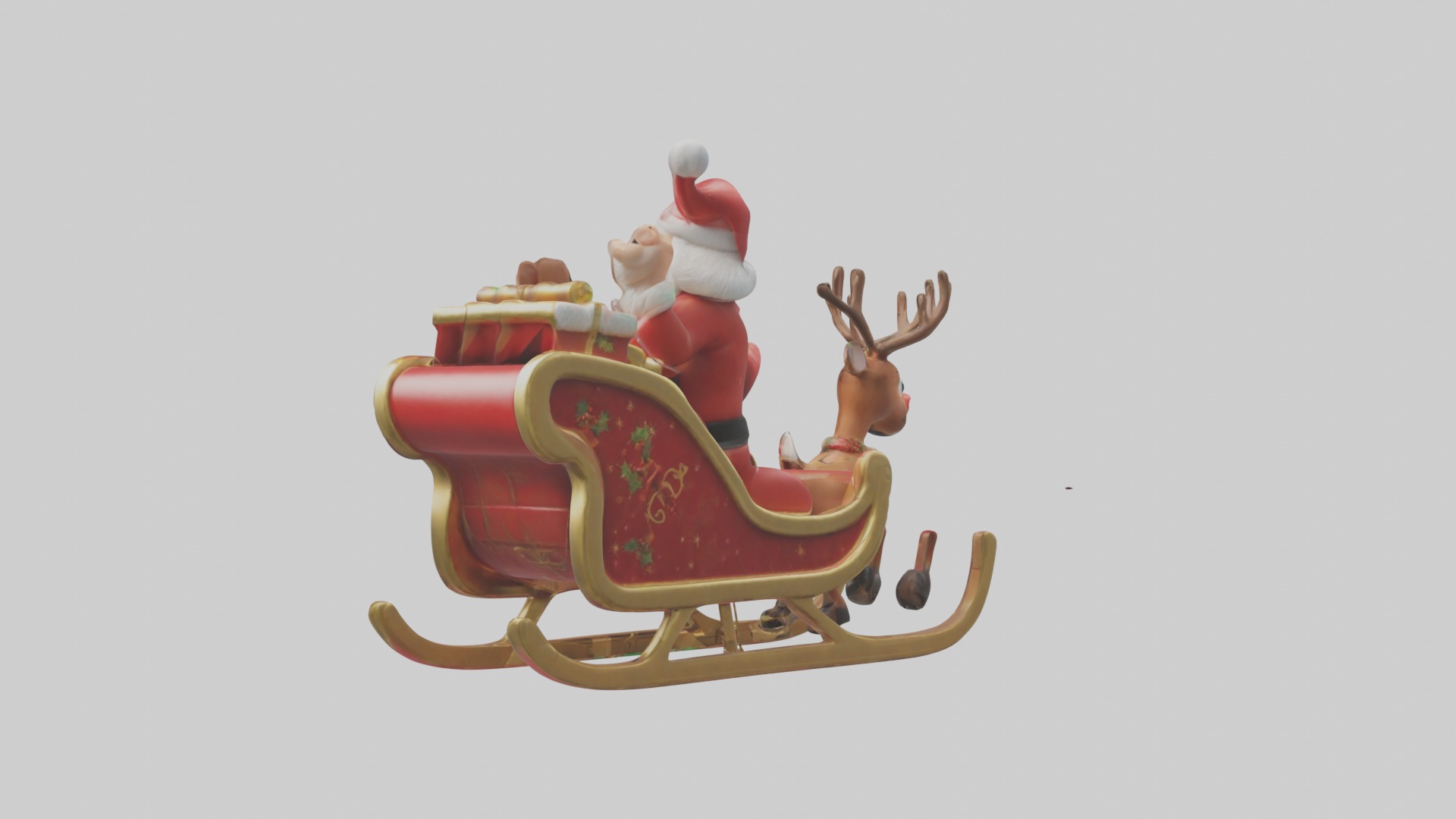 Cartoon Sailor 1 Low-poly 3D model_27