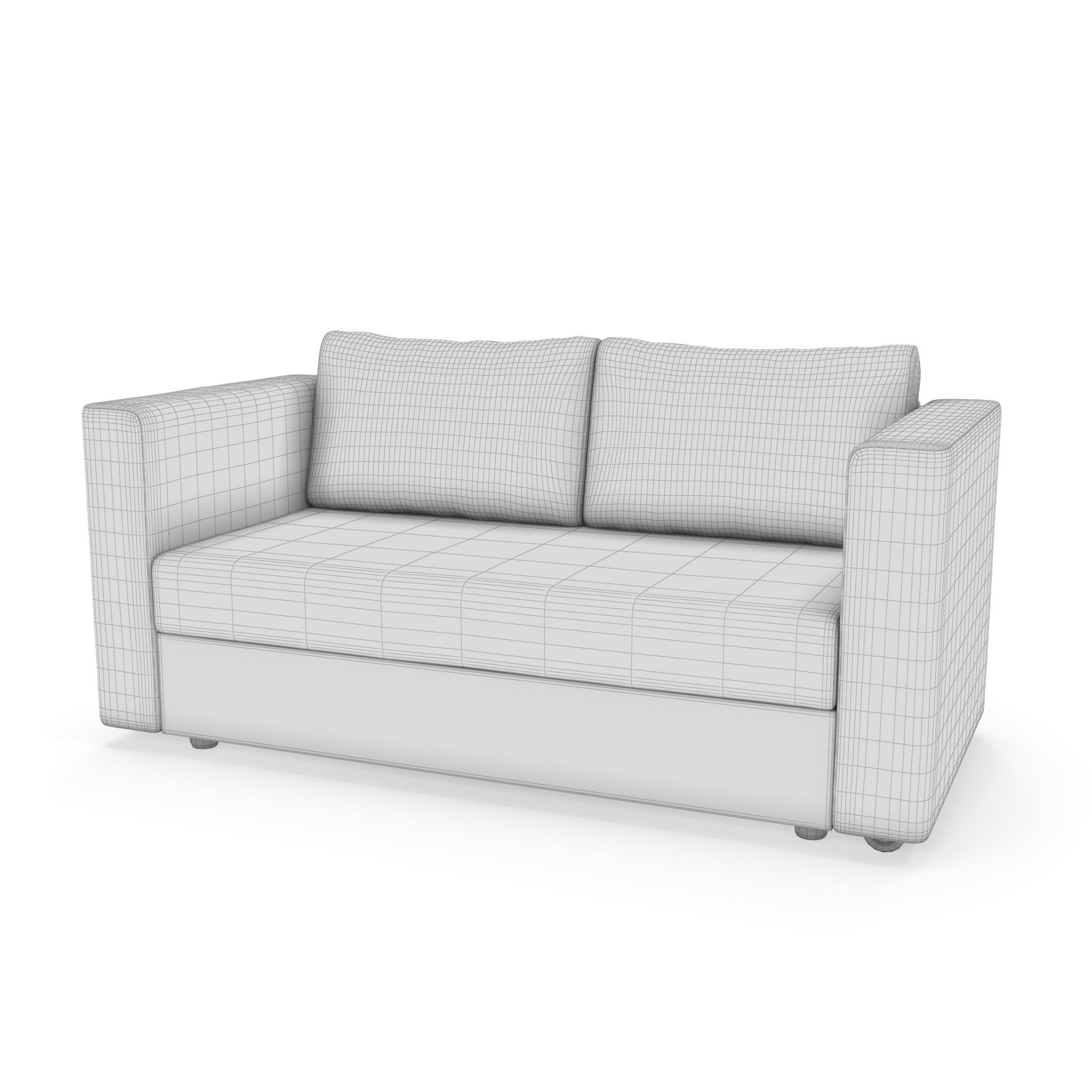 Ikea 2 seat sofa SKONABACK 3D model_7