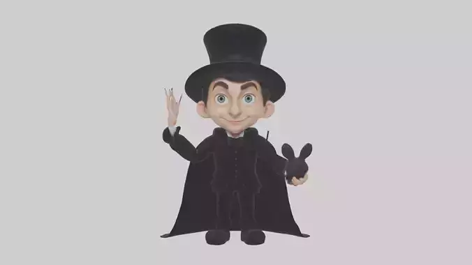 Cartoon Magician 1