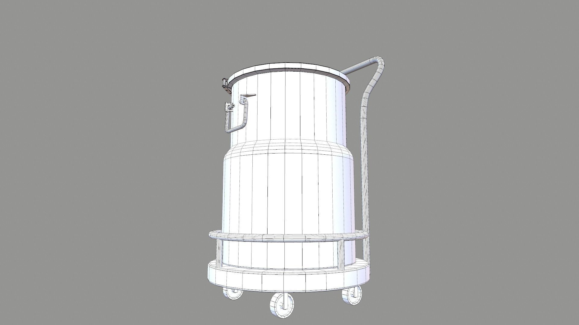 Container Low-poly 3D model_9