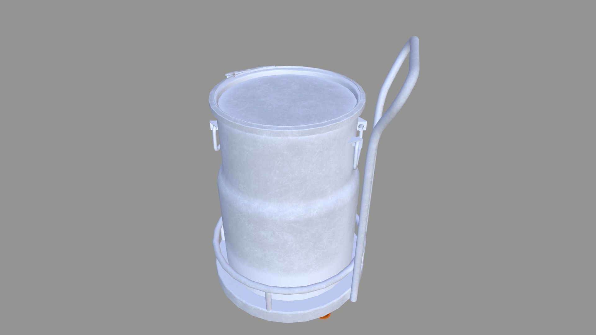 Container Low-poly 3D model_6