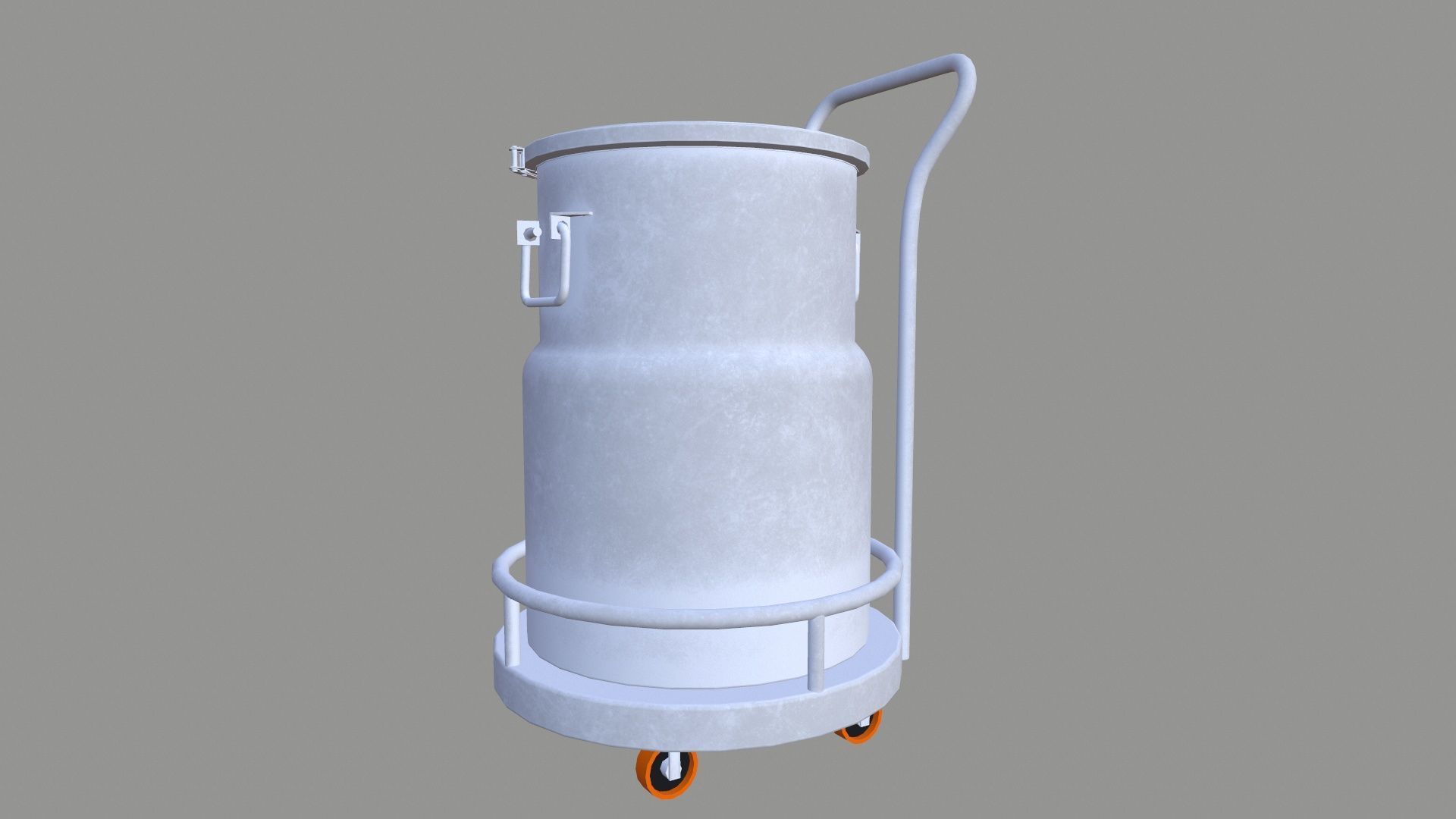 Container Low-poly 3D model_3