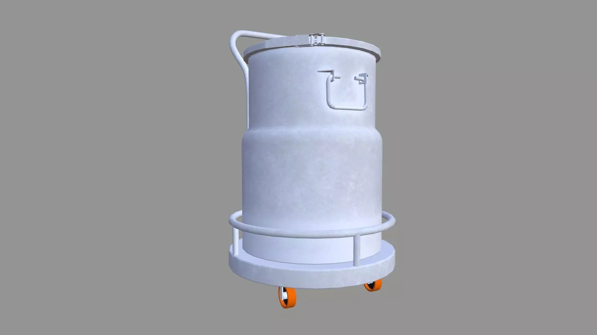 Container Low-poly 3D model_0