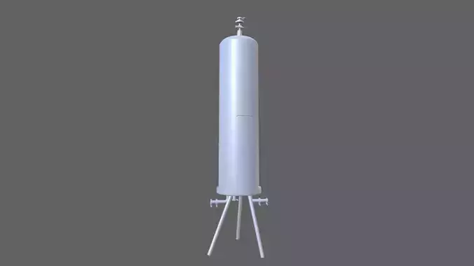 Filter Vessel Low-poly 3D model