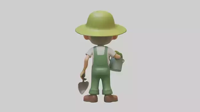Cartoon Gardener Mode 1