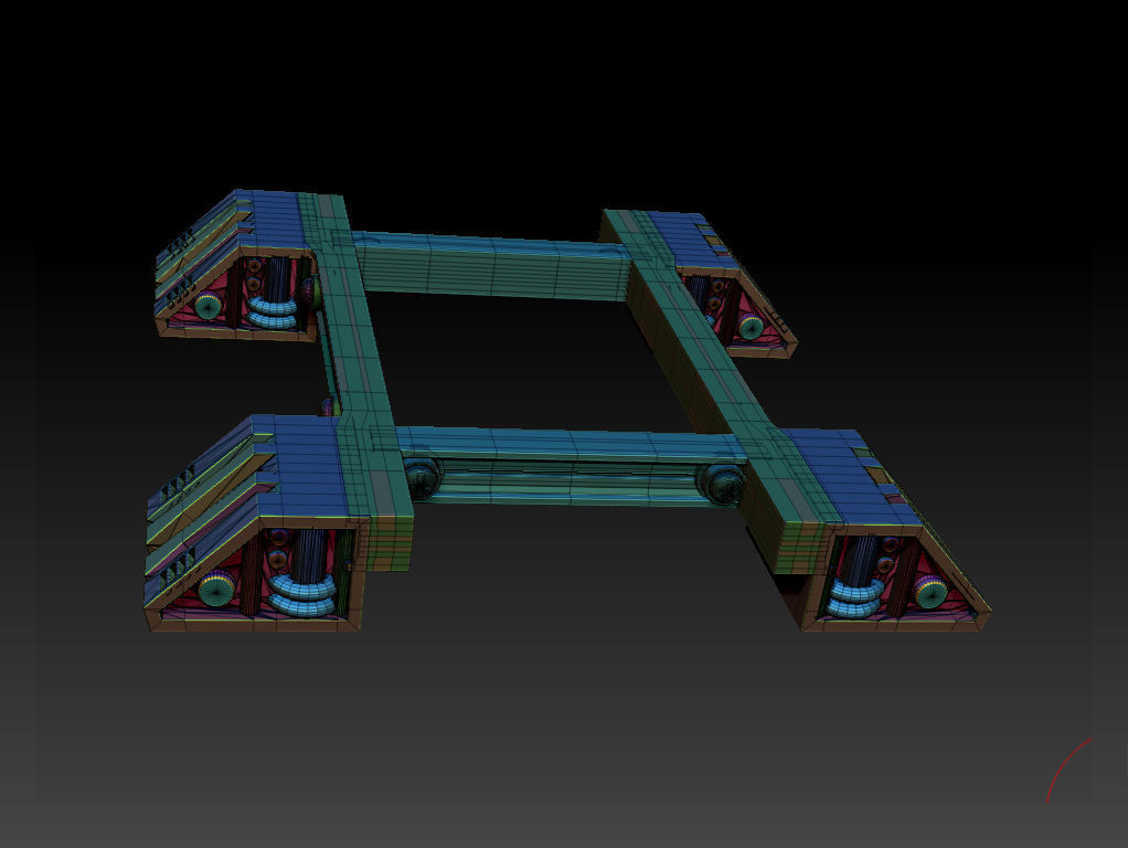 SCI-FI CONTAINER - PRINTABLE MODEL  3D print model_19