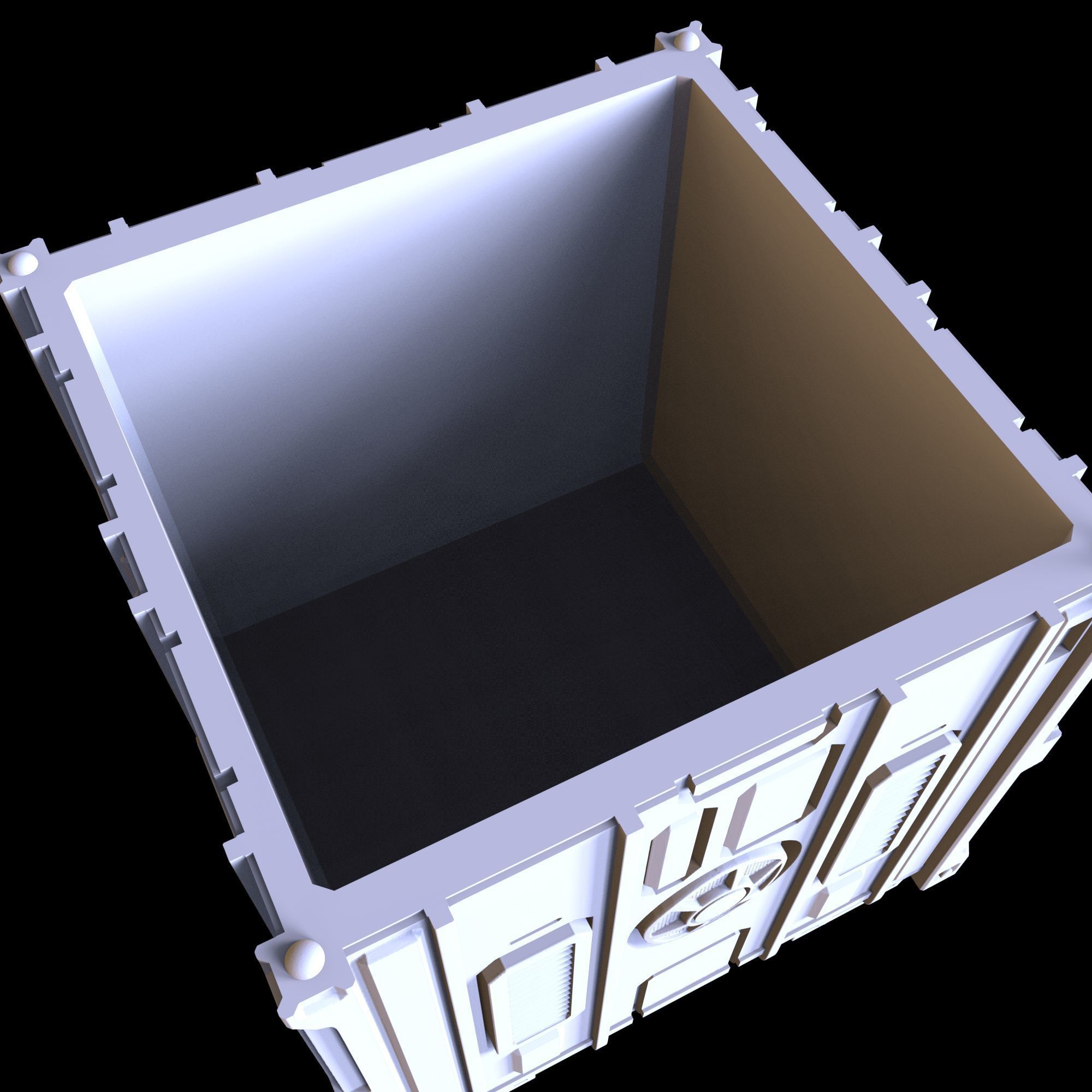 SCI-FI CONTAINER - PRINTABLE MODEL  3D print model_30