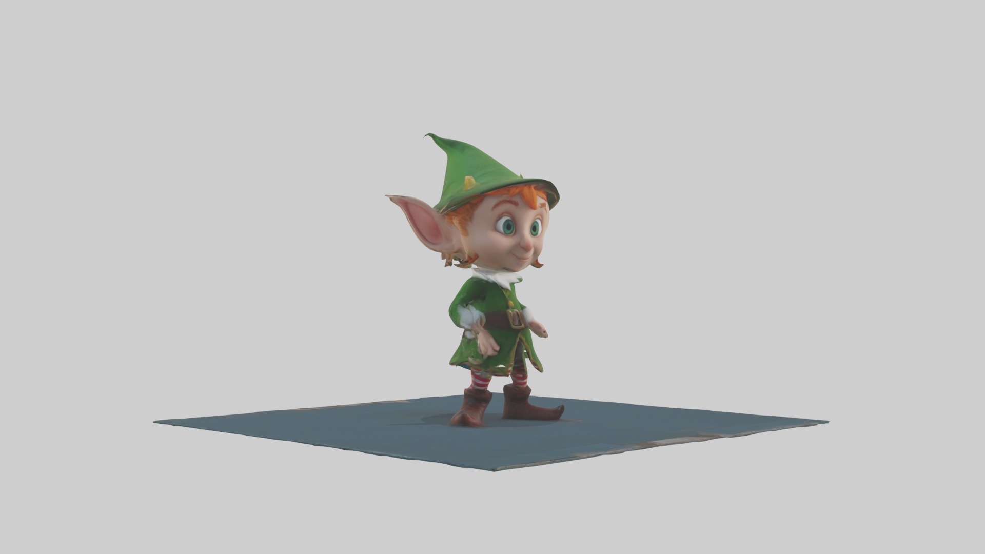 Cartoon Elephant 1 Low-poly 3D model_18