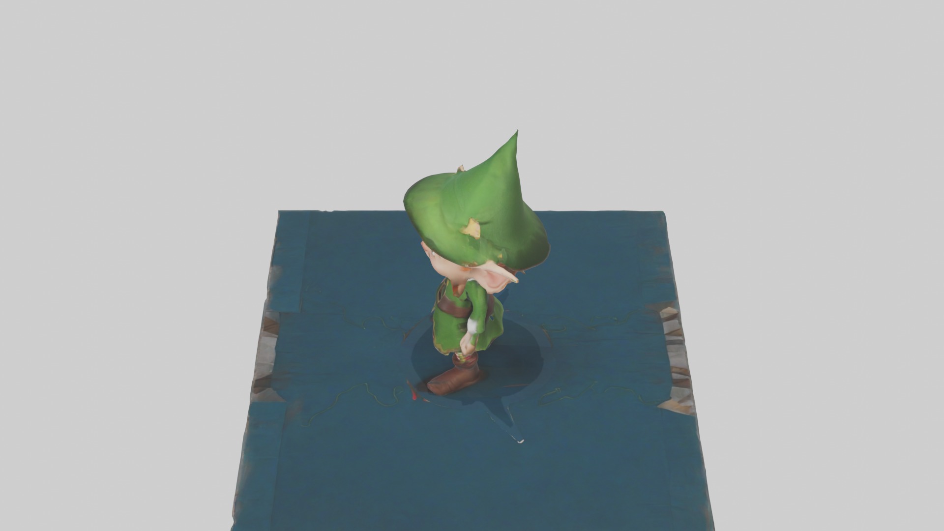 Cartoon Elephant 1 Low-poly 3D model_24