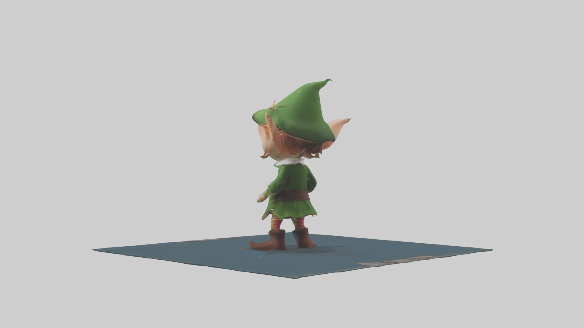 Cartoon Elephant 1 Low-poly 3D model_14