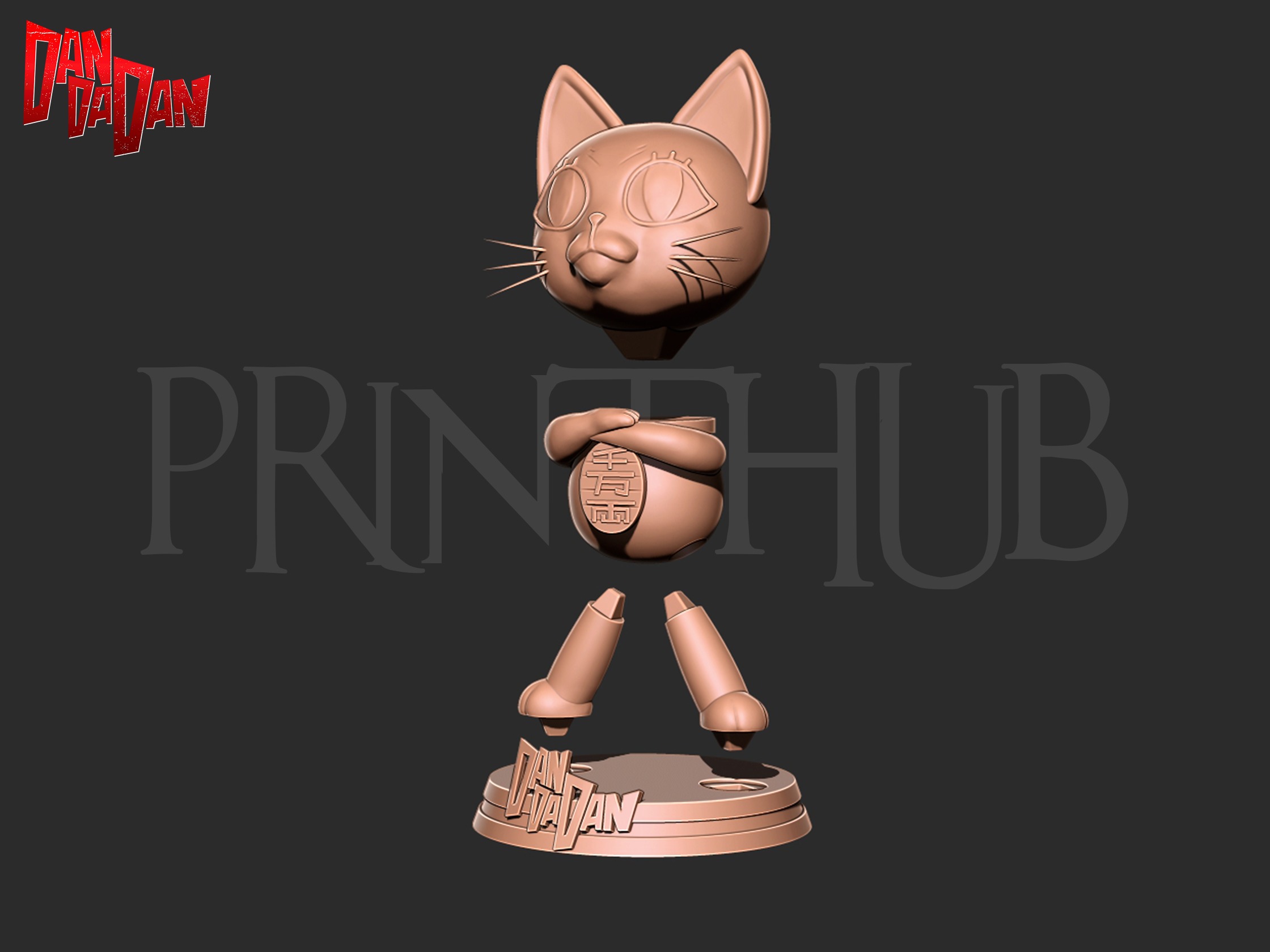 Turbo granny doll - Dandadan 3D print model_6