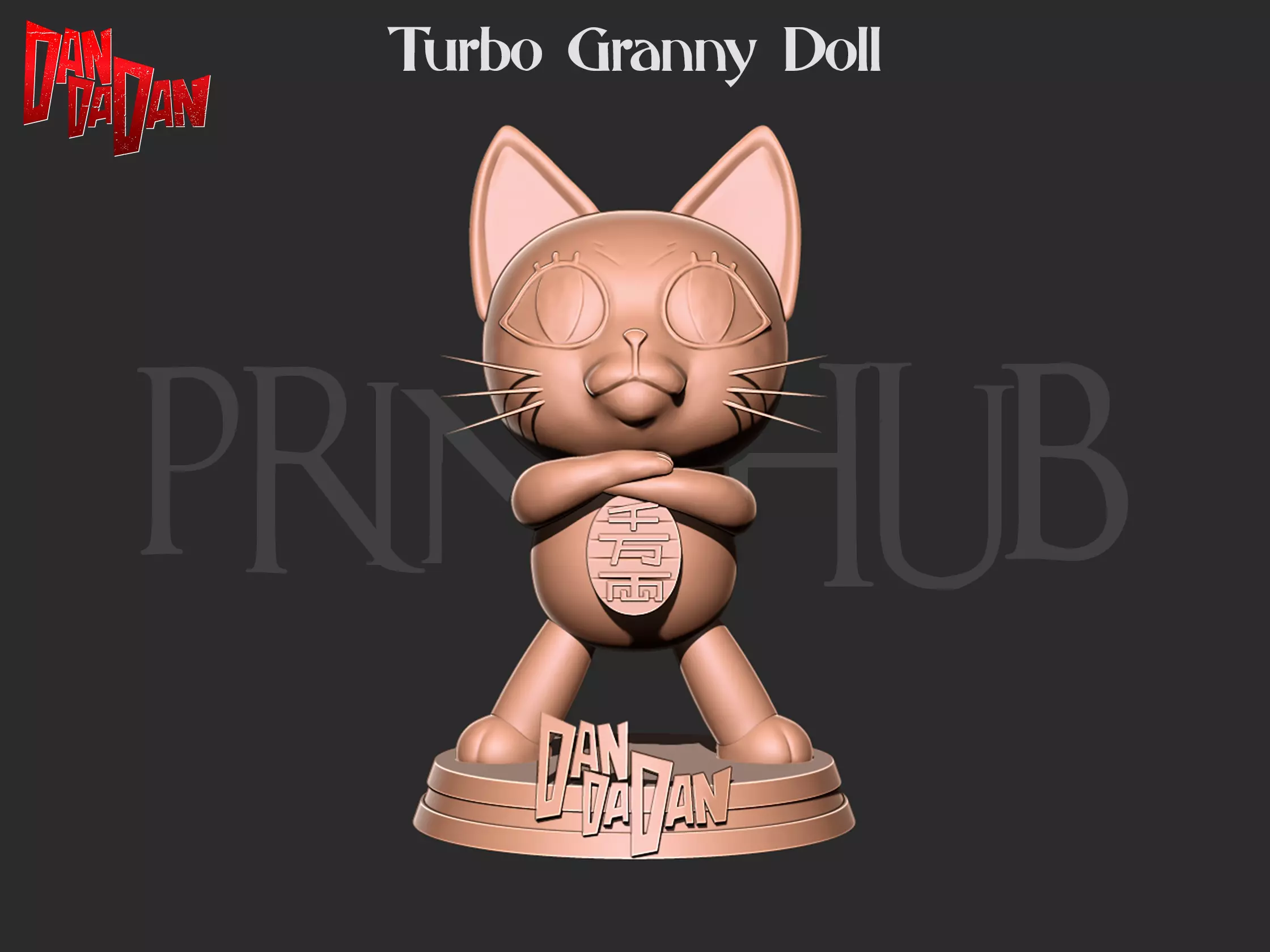 Turbo granny doll - Dandadan 3D print model_0