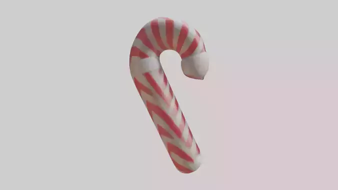Cartoon Candy Cane Mo 1