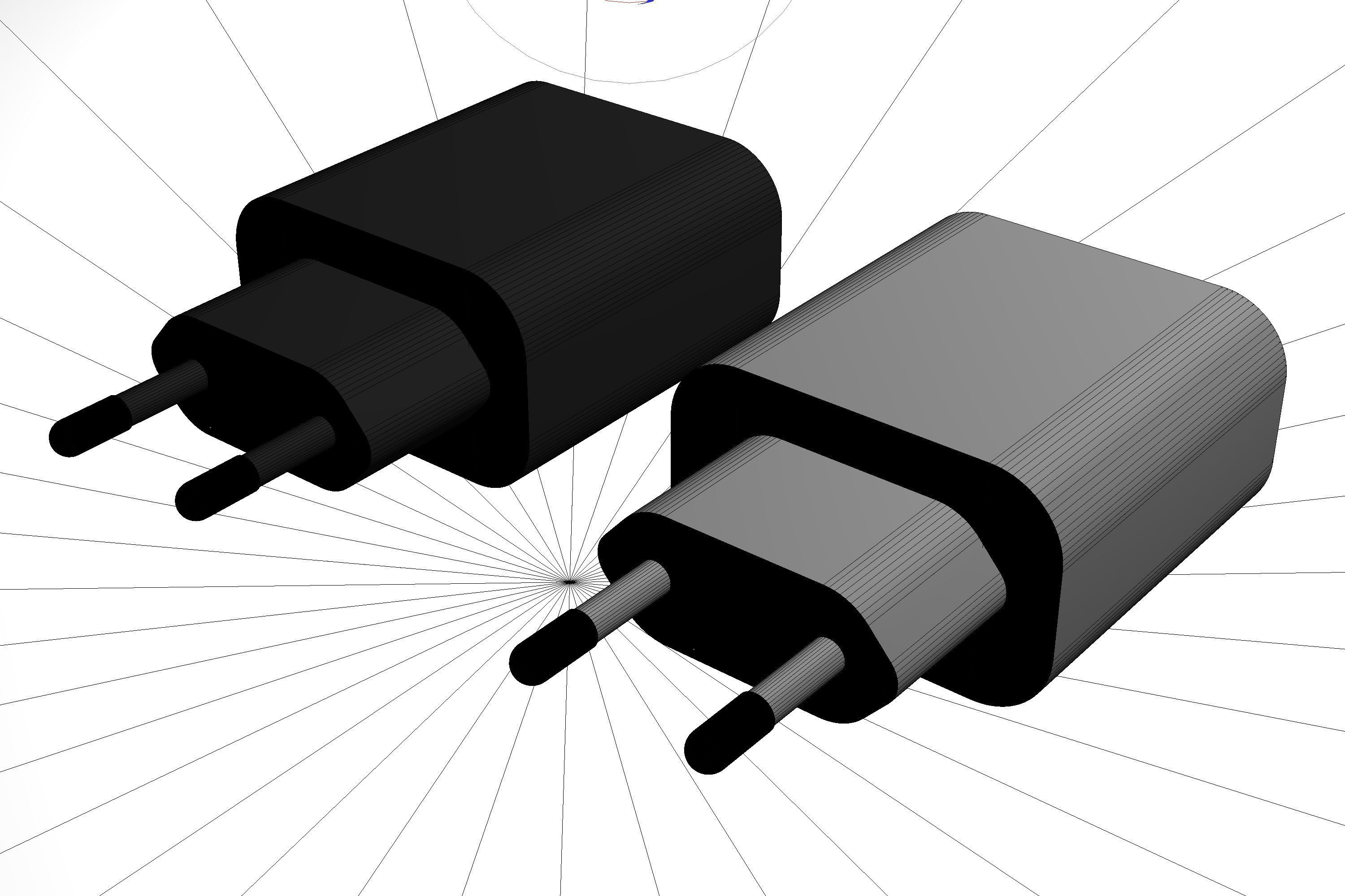 USB Type-C Phone Charger 3D model 3D model_5