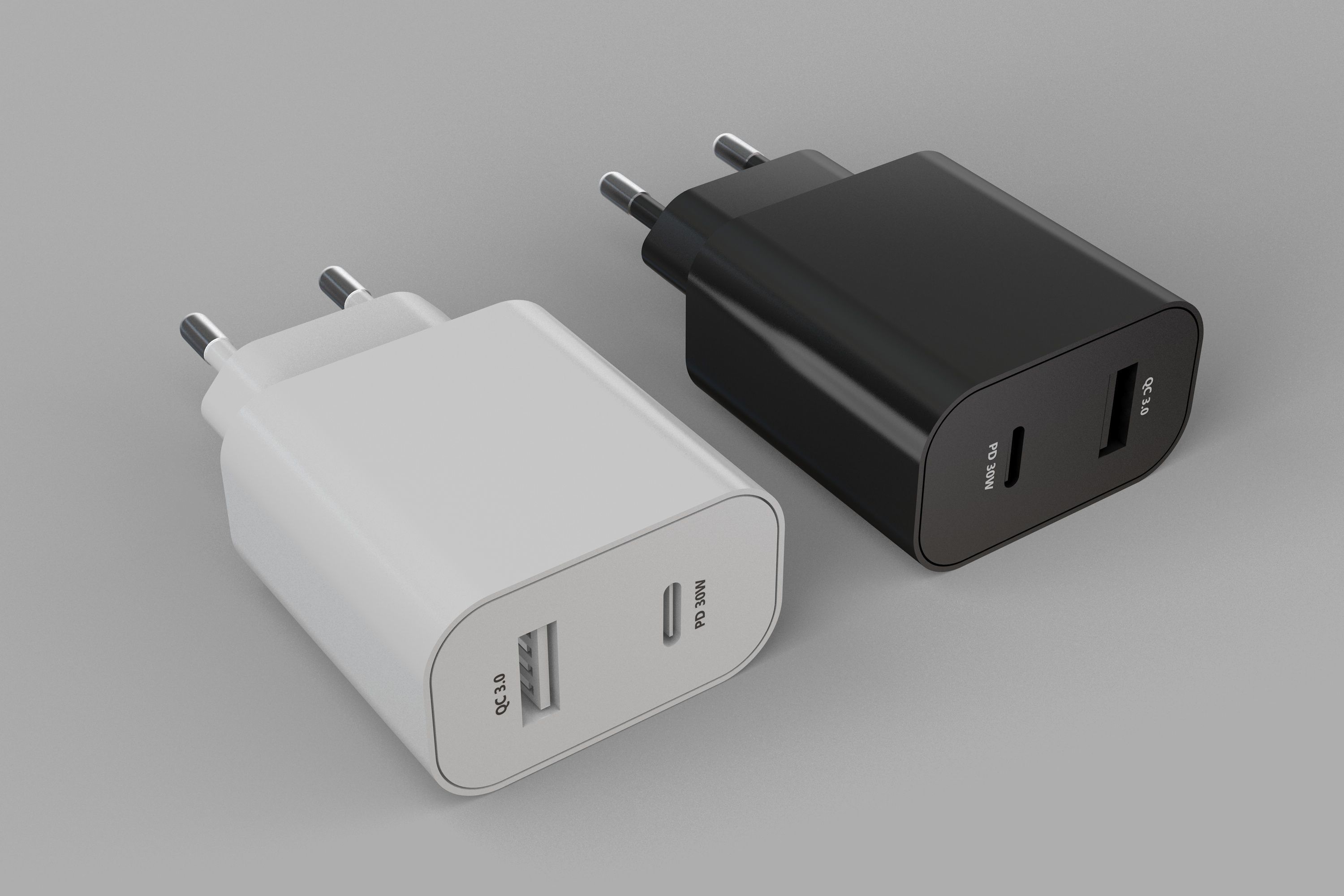 USB Type-C Phone Charger 3D model 3D model_4
