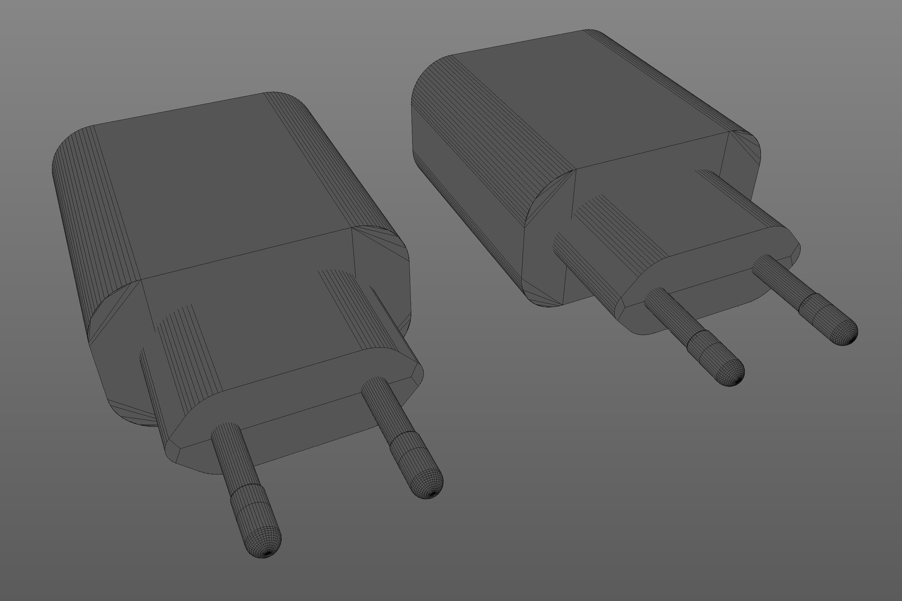 USB Type-C Phone Charger 3D model 3D model_6
