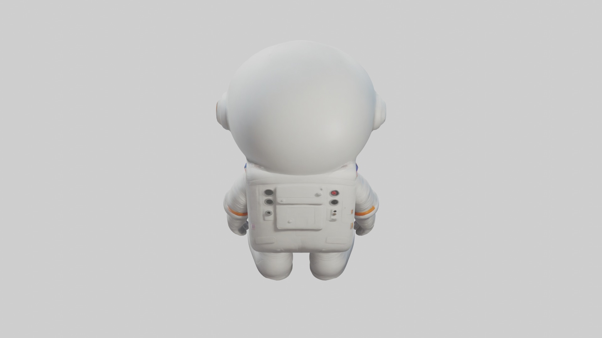 Cartoon Astronaut 1 Low-poly 3D model_19
