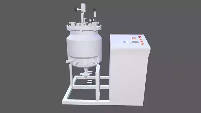 Reactor Tank Low-poly 3D model