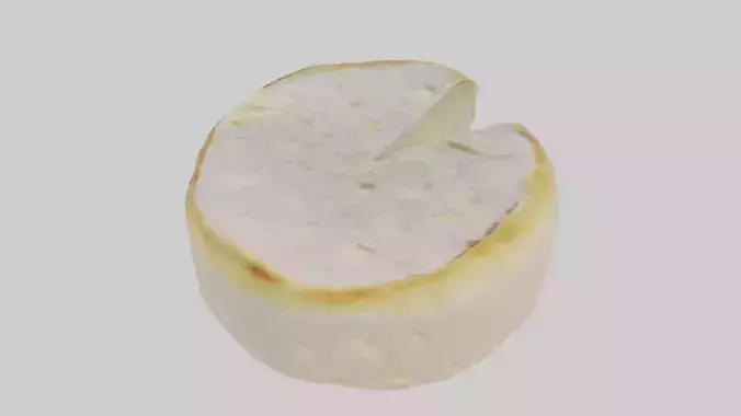 Camembertcheesemode 1 Low-poly 3D model