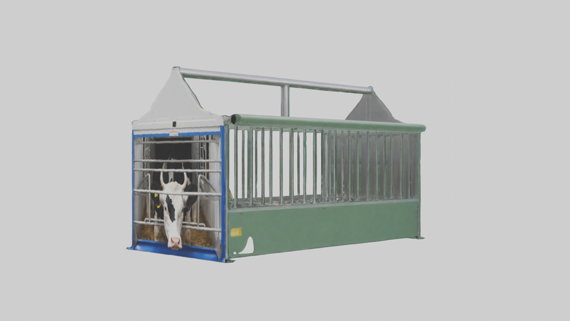 Calffeeder Model 1 Low-poly 3D model_4