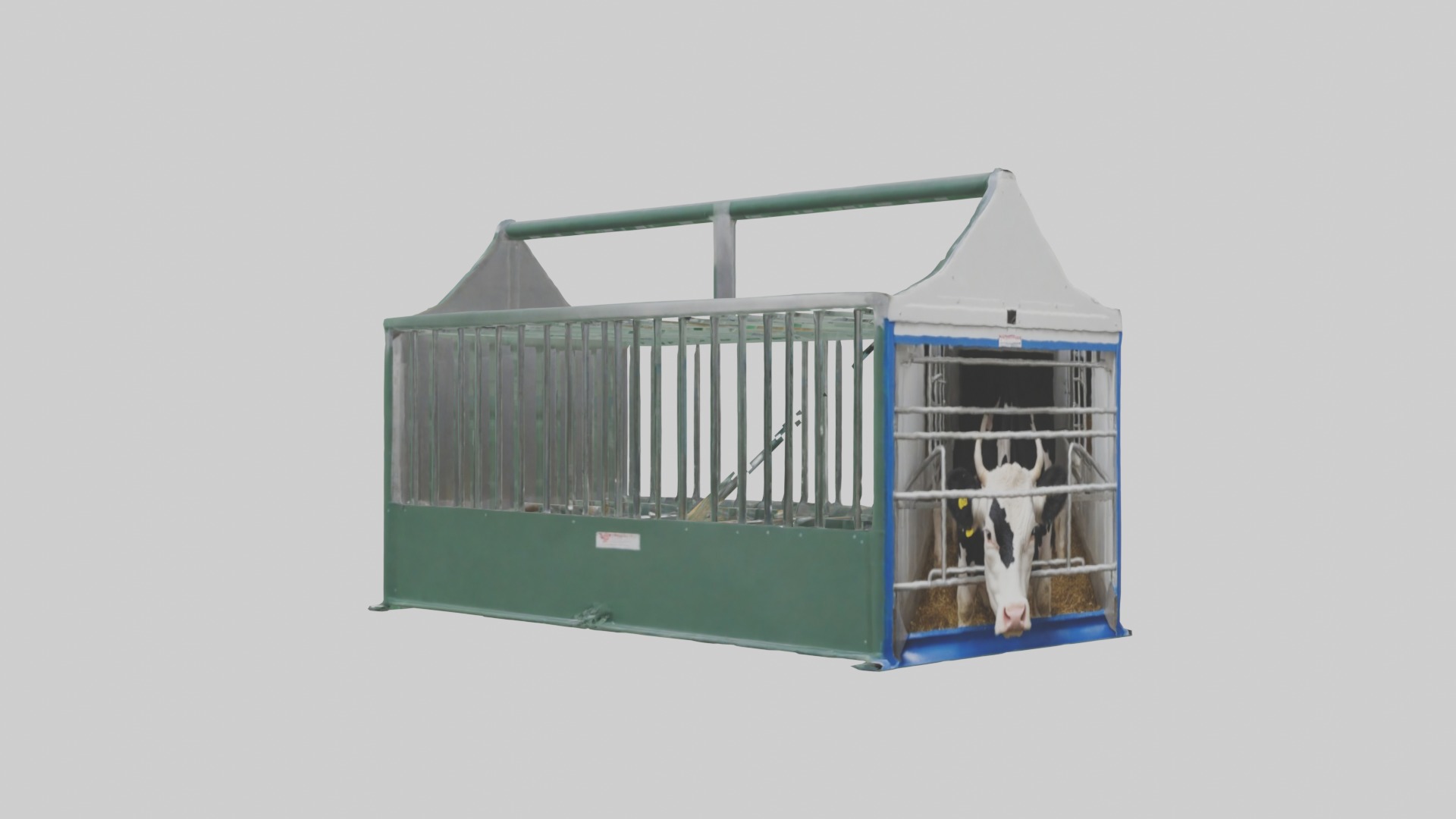 Calffeeder Model 1 Low-poly 3D model_5