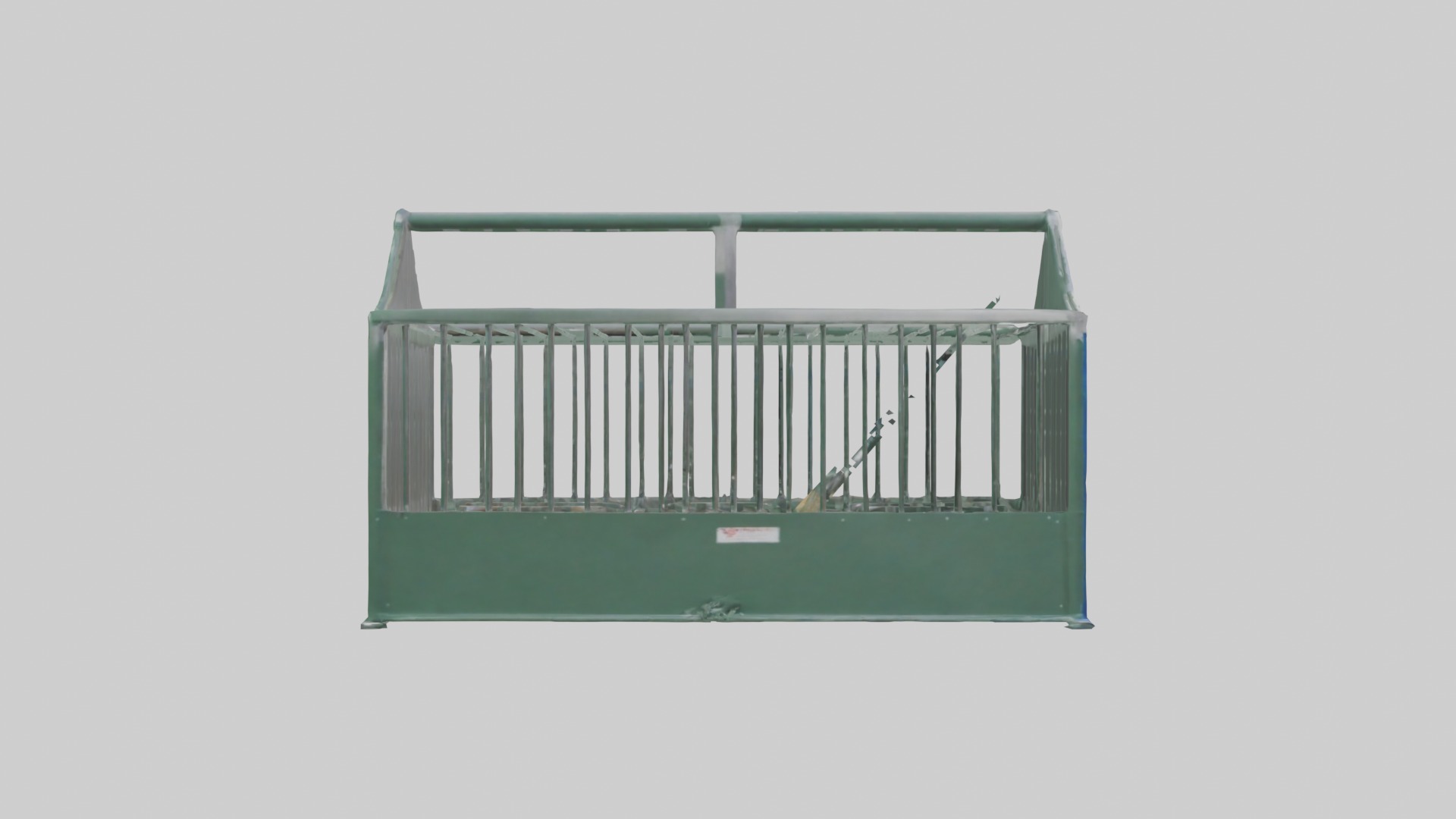 Calffeeder Model 1 Low-poly 3D model_7